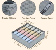 Organizery szuflad i szaf w dwóch kolorach