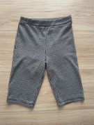 Stradivarius * spodnie kolarki legginsy przed kolano pepitka * 36 S