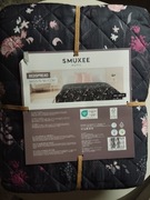 Narzuta kapa dekoracyjna SMUKEE wzór kwiaty przeszywana 220x200cm 