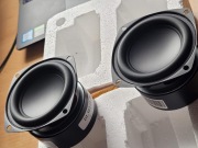 2 Głośniki Woofery 3 cale AIYIMA 25W mocny BAS i duży skok zawieszenia