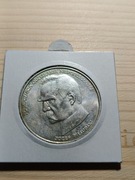 Moneta 50 000 zł 70 rocznica o.n. Józef Piłsudski 1988 srebro 0/750