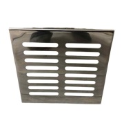 Kratka wentylacyjna, nierdzewna 14X17cm  z ramką i siatką