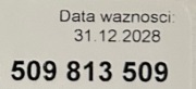 Złoty numer 509 - 813 - 509