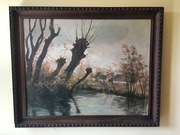 Józef Olejarka "Wierzby nad wodą"