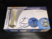 SKŁADANA LASKA INWALIDZKA 84-94CM ŚWIATŁO LED NOWA