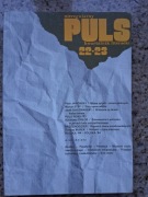 Puls nr 22-23. Nieregularny kwartalnik literacki. Bezpieka; K.Orłoś;T.Burek
