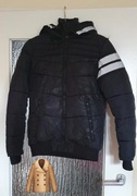 Kurtka zimowa chłopięca młodzieżowa CoolCat 158–164 cm z kapturem