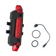 Lampka rowerowa tylnia USB led
