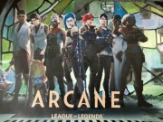 Plakat Arcane League of Legends LoL Jinx Vi Serial Netflix Poster 50x70