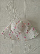 Kapelusik bawełna z podszewką 58cm