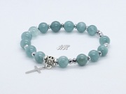 RÓŻANIEC bransoletka dziesiątka turkusowa hematyt