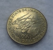 Afryka Środkowa BEAC XAF 5 franków 1975 KM# 7 Ładny stan