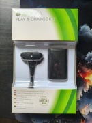 Xbox 360 Play & Charge Kit NOWY Oryginalny 