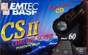 EMTEC BASF CS II 60 Chrome Super (Position High) Kaseta, 1997, FOLIA