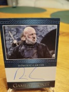 Dominic Carter - Janos Slynt - Gra o tron - karta - autograf