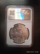 100000 złotych 1990 SOLIDARNOŚĆ TYP A NGC MS 65