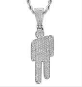 Naszyjnik jak Billie Eilish Blohsh z cyrkoniami