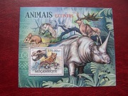 Mozambik 2012 MNH Fauna Zwierzęta 2 bloki