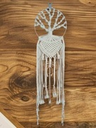 Makrama „Drzewo Życia” na obręczy – dekoracja ścienna boho handmade