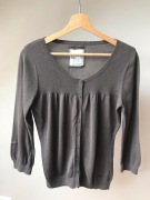 Esprit brązowy sweter narzutka M