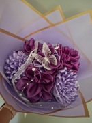 Bukiet ze wstążki satynowej 