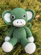 Małpka - zabawka, rękodzieło, szydełko, amigurumi