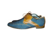 Vintage męskie buty Hugo Boss skórzane z Jeans Top. Rozmiar 9.  