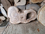 Plaster Drewna Orzech Włoski 112/68/9 cm Blat Stół Stolik DIY Wysuszony