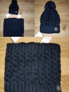 Tommy Hilfiger komplet czapka i komin granatowy