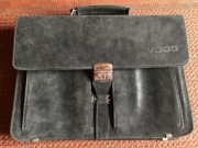 VOOC szara zamszowa aktówka