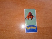 Parasect naklejka Pokemon złap je wszystkie z gumy do żucia