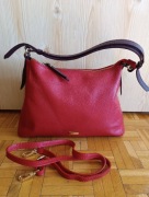 Venezia torebka czerwona skórzana 