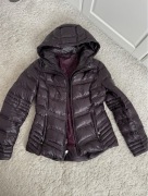 Kurtka puchowa Dawn Levy s/36 fiolet pikowana