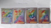 4 Karty Pokemon TCG Rainbow Rare Aerodactyl VSTAR i inne LOR - nowe! folia!