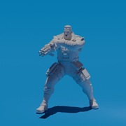 Figurka Barret z Final Fantasy