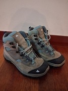 Damskie buty trekkingowe QUECHUA Forclaz 600 – szaro-niebieskie (36)