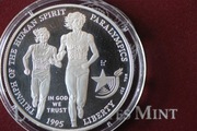 USA 1 dolar 1995 Atlanta - Blind Runner Proof Dollar