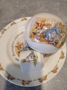 Skarbonka ceramiczna + talerzyk