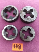 178. Zestaw 4 narzynek metrycznych M14-M16 drobnozwojnych, FWP