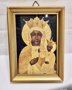 Obrazek Matka Boska Częstochowska zabytek antyk w bardzo dobrym stanie