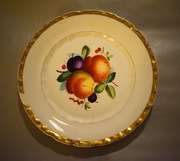 Talerz porcelanowy - Carl Tielsch . Sygnowany z lat - 1870 - 1900  , Śląsk 