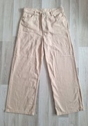 Spodnie jeansowe wide leg szerokie nogawki