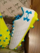 Korki Lanki Under Armour buty piłkarskie białe