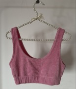 Zara różowy pudrowy róż top