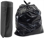 WORKI NA ŚMIECI CZARNE MOCNE DO SEGREGACJI ODPADÓW 120L/10szt 