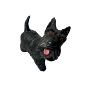 Szkocki Terier - figurka vintage, Włochy. 