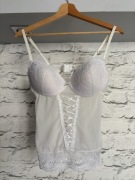 Gorset marki Skin to skin Rozmiar 75C biały sexy bielizna
