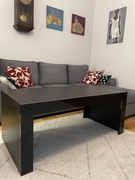 Czarny stół kawowy 