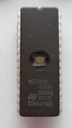 NOWY! M27C512-70XF1 27C512-70 szybki EPROM UV 70ns  STM 
