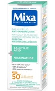 Mixa Matujący Ultralekki Krem Ochronny SPF50+ Przeciw Niedoskonałościom40ml